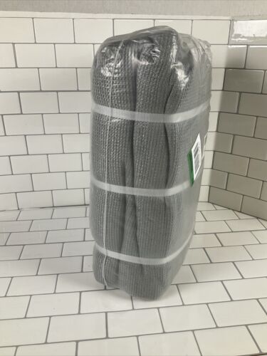 Fence Privacy Screen Windscreen Cover Netting Mesh Fabric Cloth 4' x 50' Grey (6922806657207)